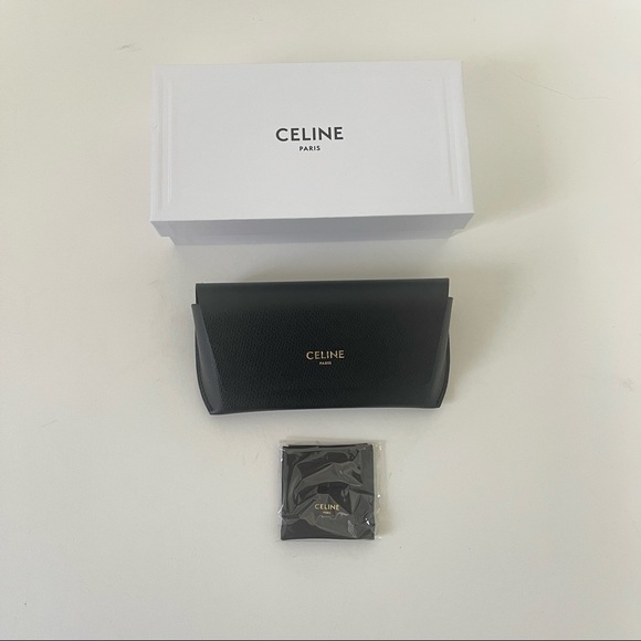 New Celine 60mm Square / Rectangle Sunglasses Comes With Case, Box & Cloth - Picture 11 of 15